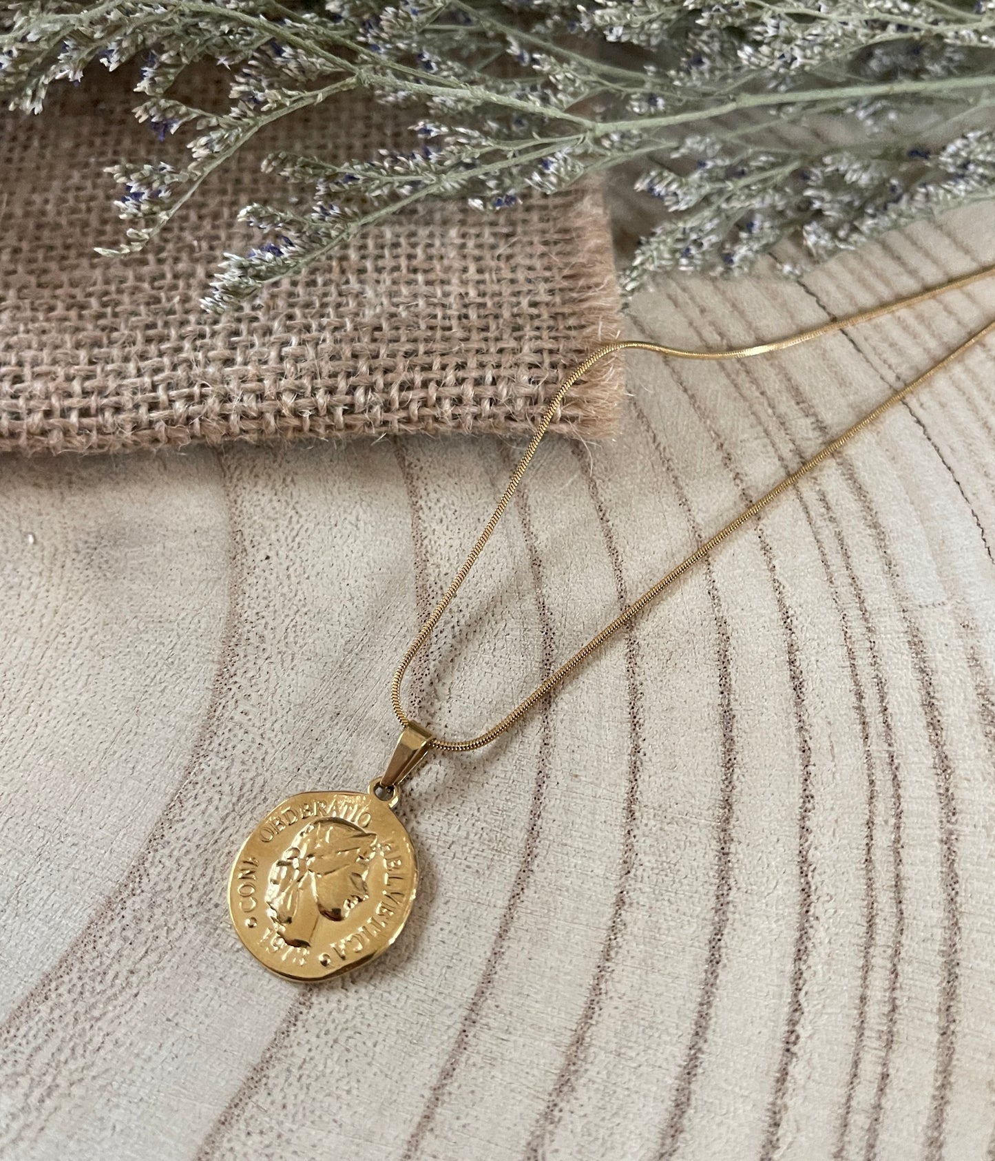 Vintage Style Coin Necklace