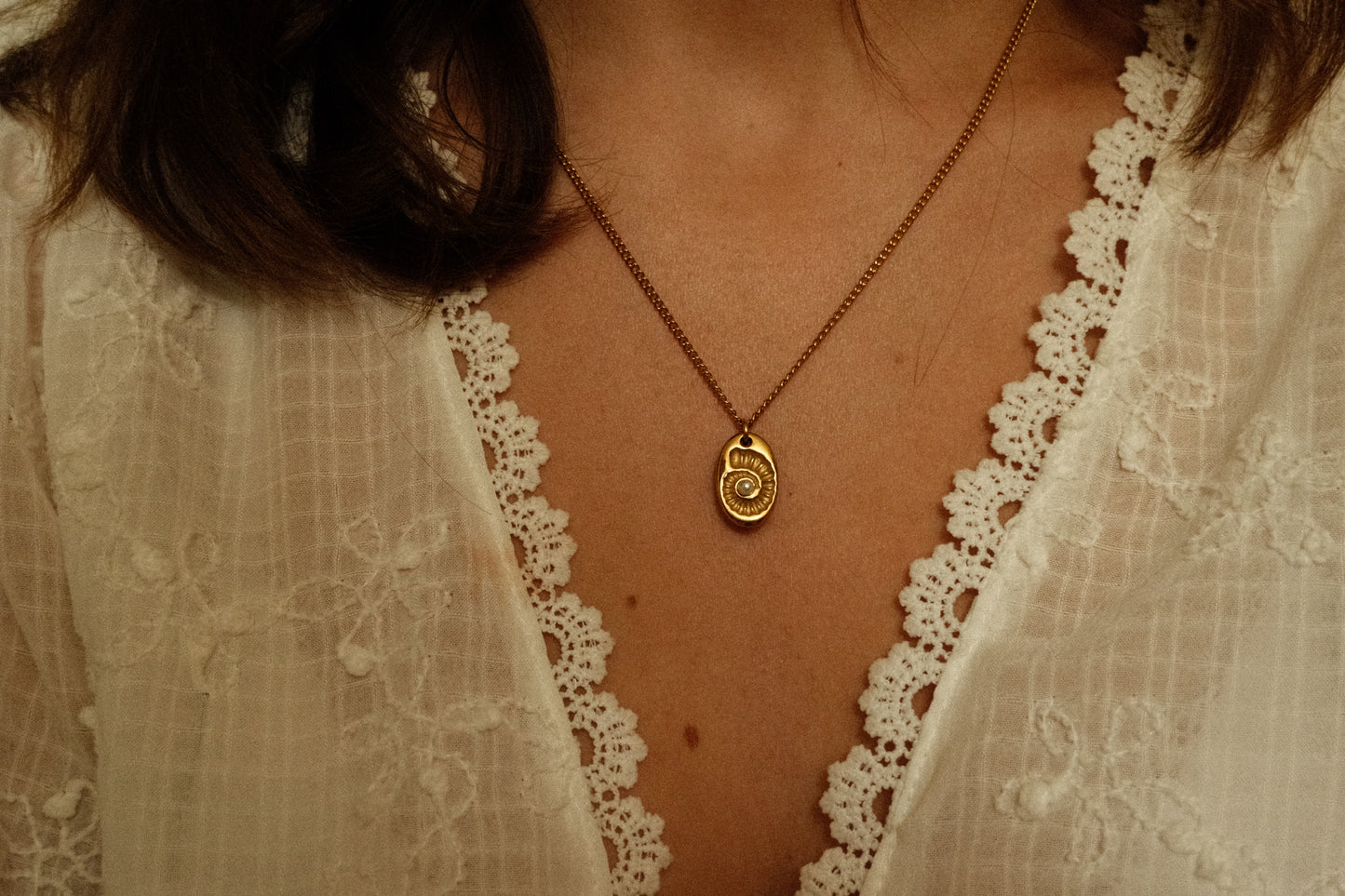 Vintage Fossil Necklace