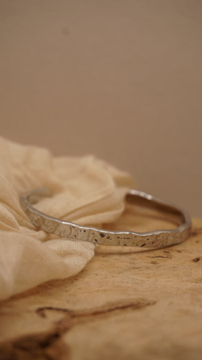 Silver: June Bangle
