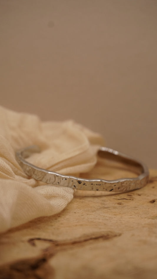 Silver: June Bangle
