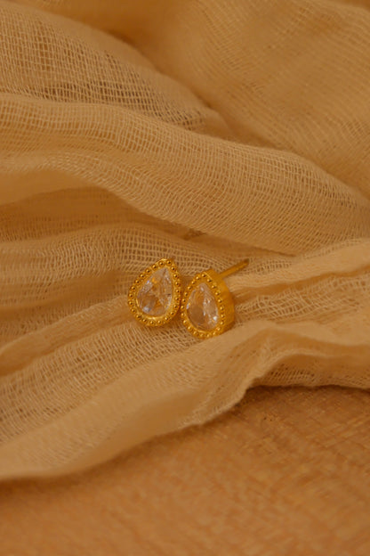 Clara Teardrop Studded Earrings