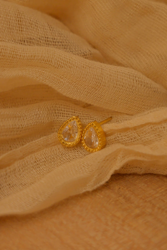 Clara Teardrop Studded Earrings