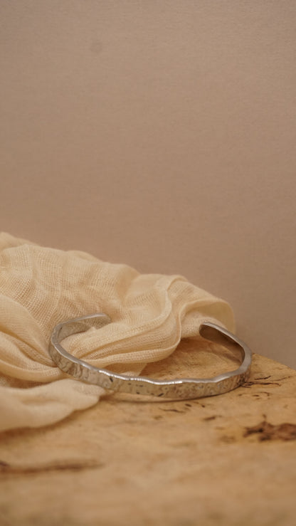 Silver: June Bangle