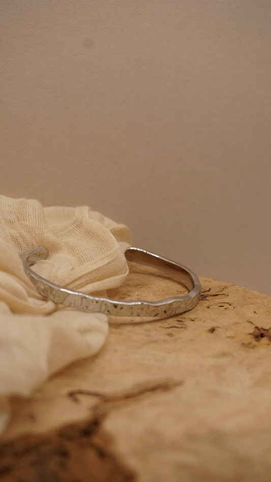 Silver: June Bangle