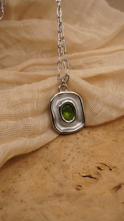 Silver: Camellia Necklace