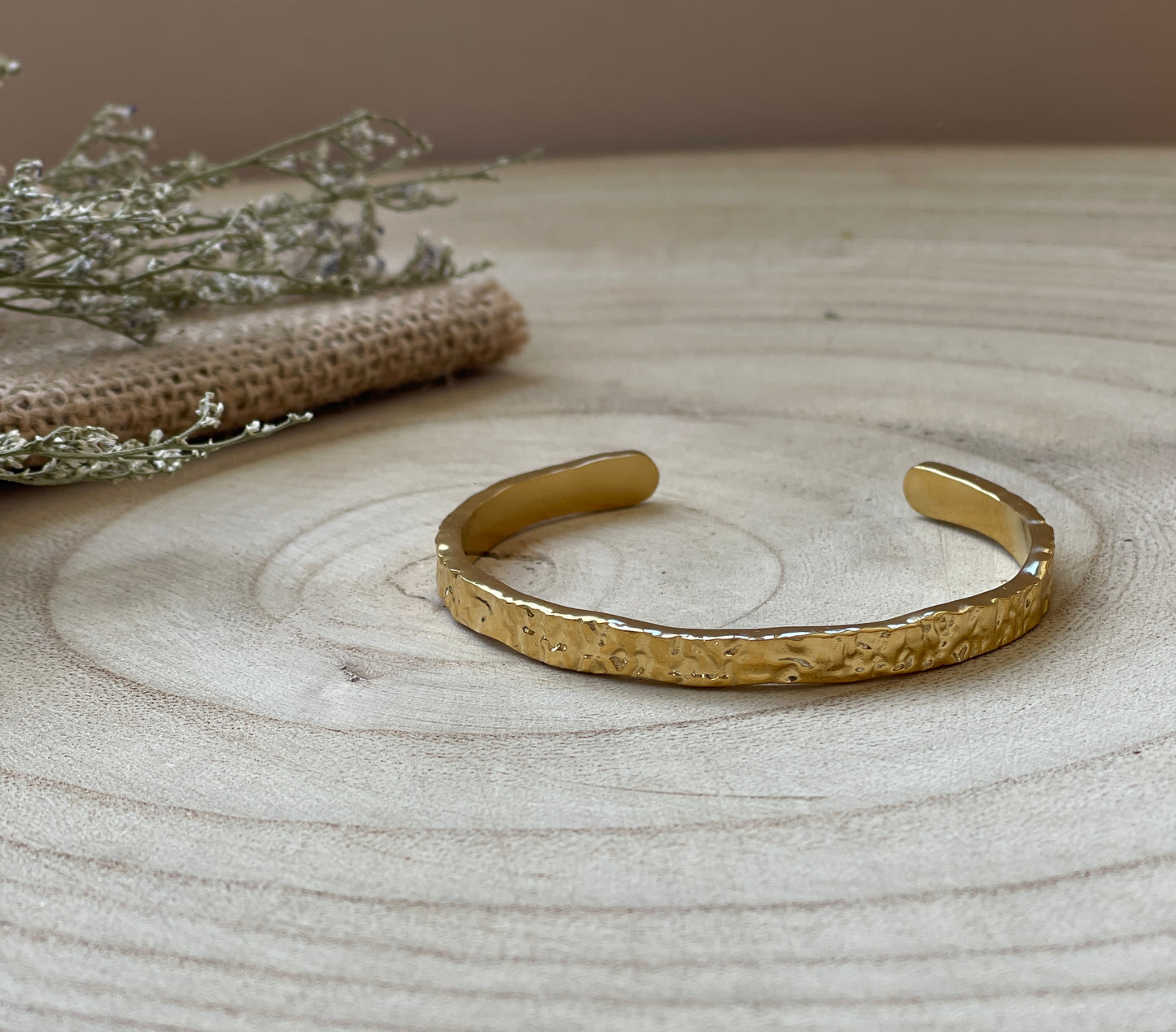Hammered Bangle