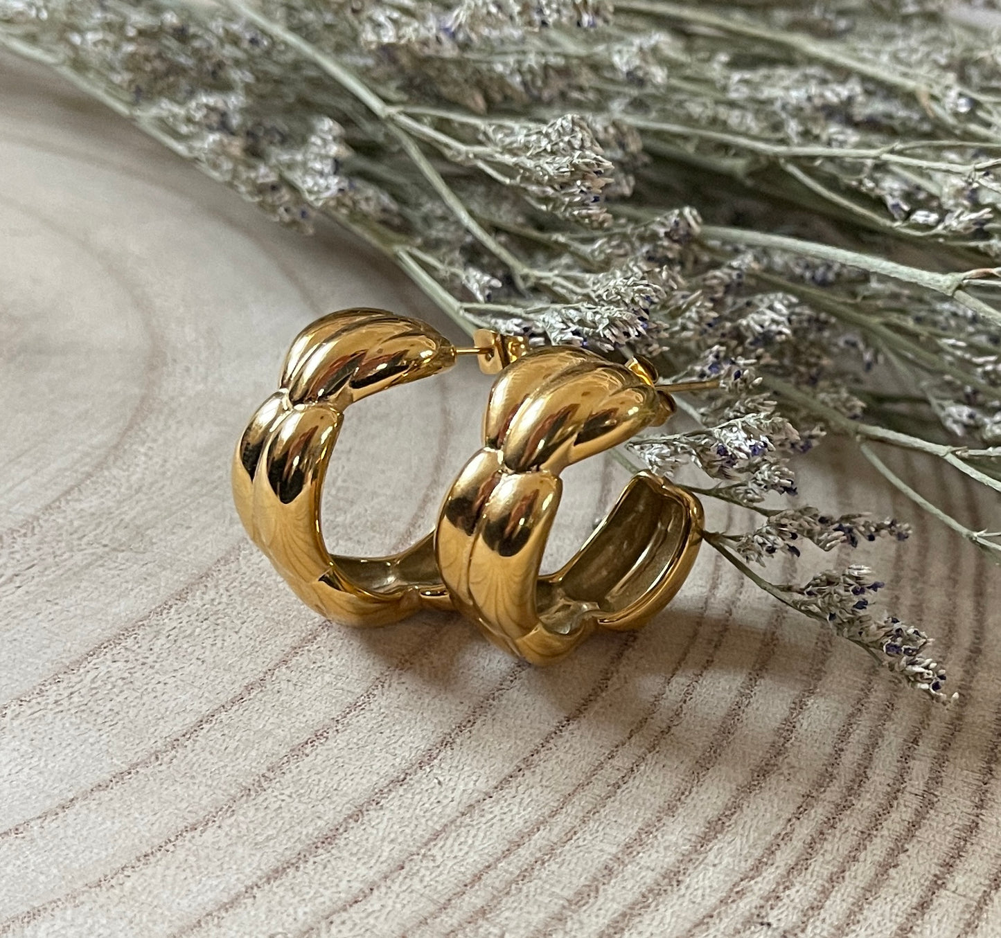 Chunky Ribbon Earrings