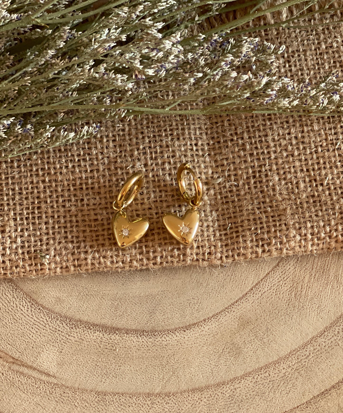 Dangle Heart Earrings