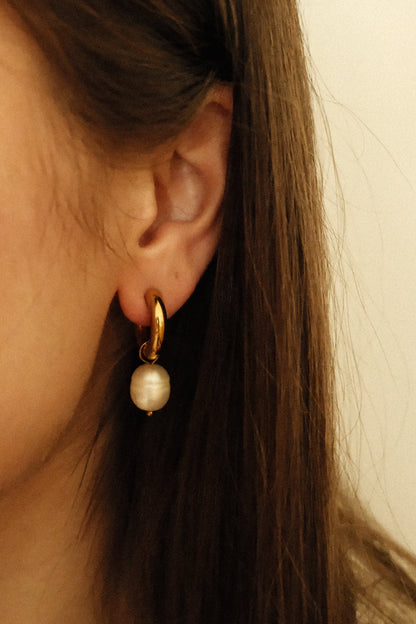 Pearl Hoops