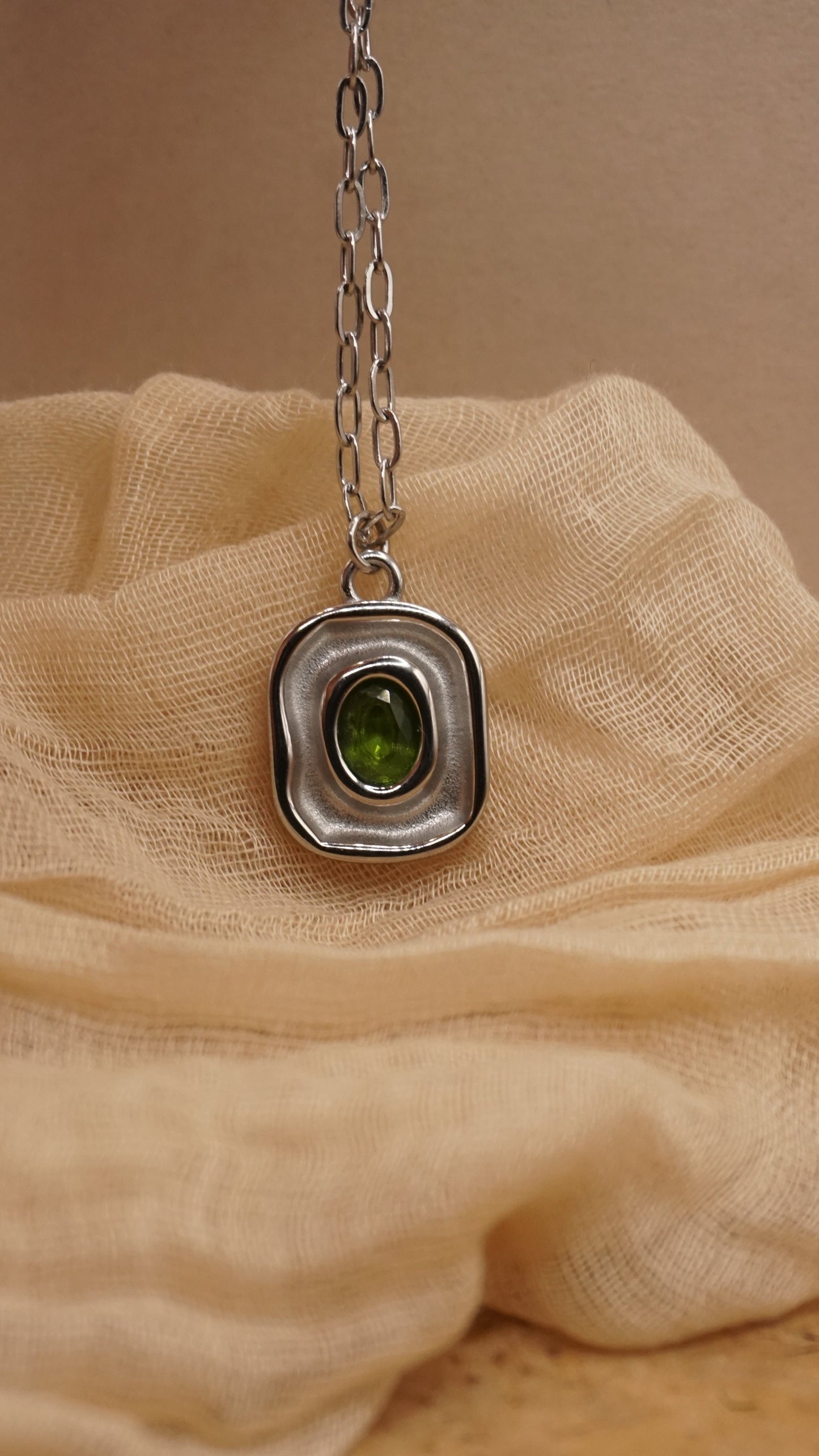 Silver: Camellia Necklace