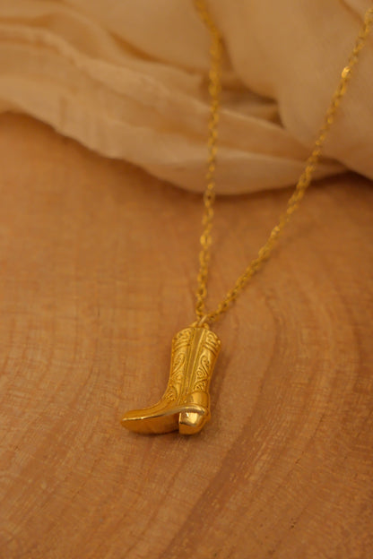 Cowboy Boot Necklace