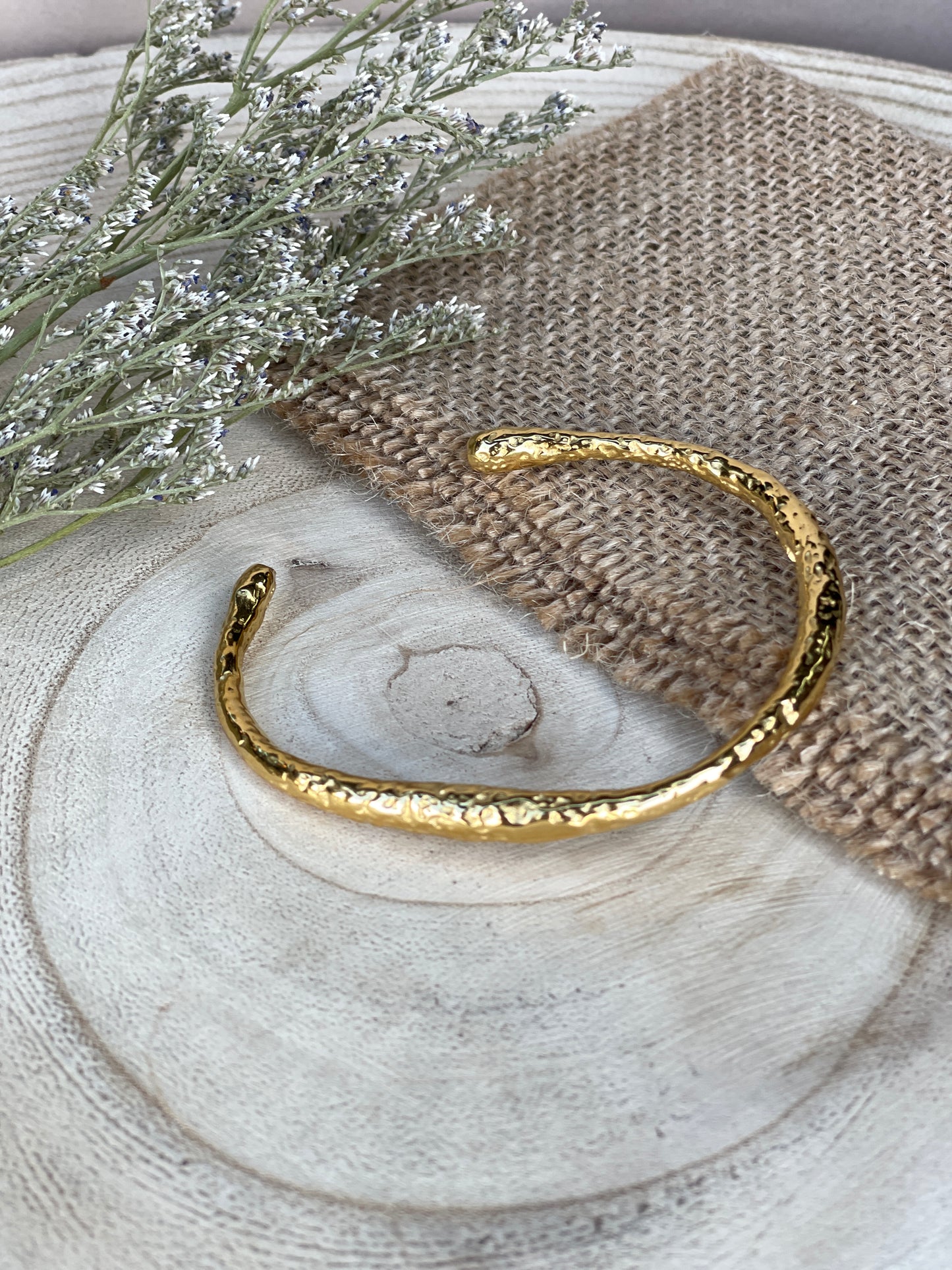 Irregular Textured Bangle
