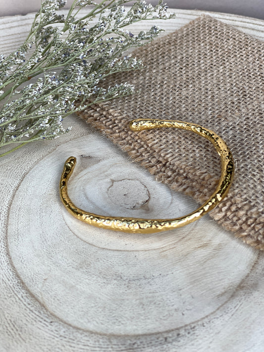 Irregular Textured Bangle
