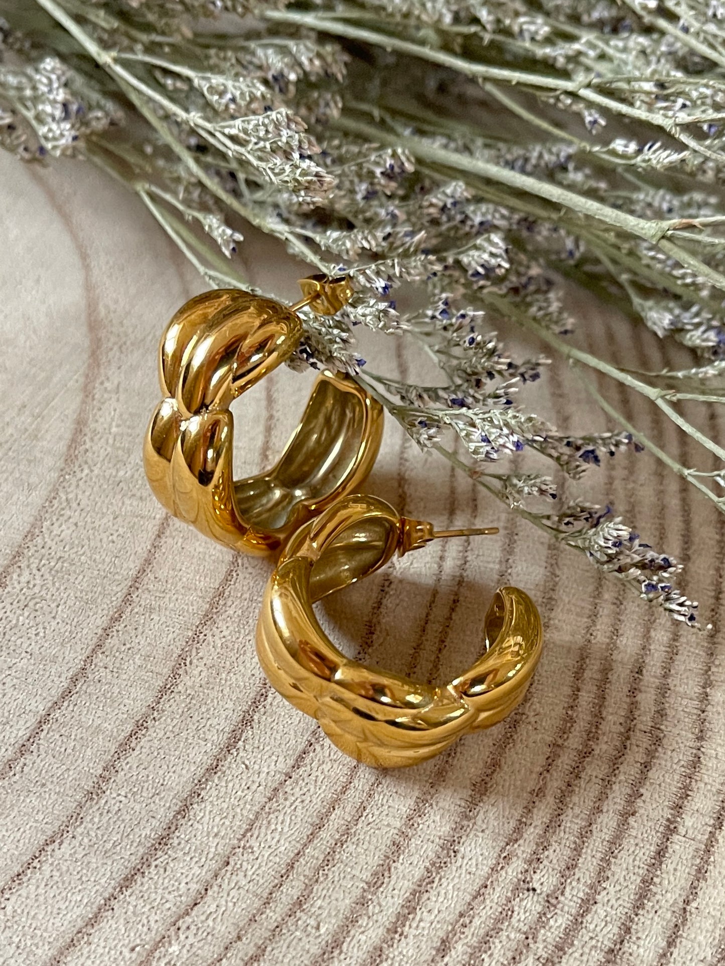 Chunky Ribbon Earrings