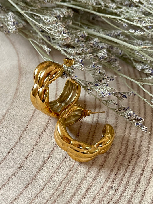 Chunky Ribbon Earrings